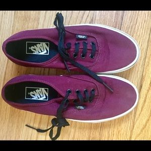 Maroon Vans