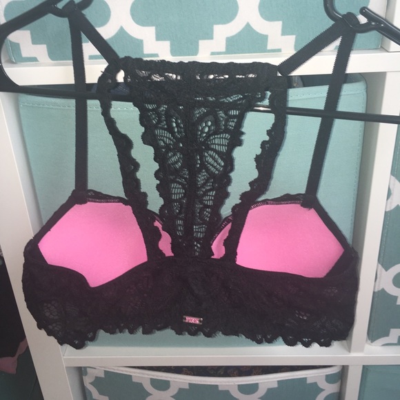 PINK/VS THE DATE RACERBACK BRA - Picture 2 of 3