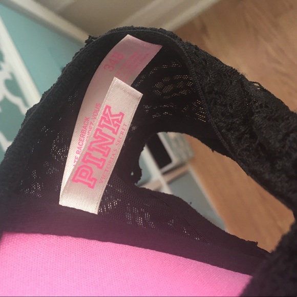 PINK/VS THE DATE RACERBACK BRA - Picture 3 of 3