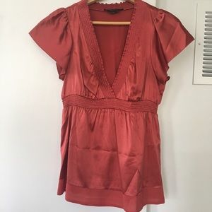 BCBGMaxazria Silk/Satin Top