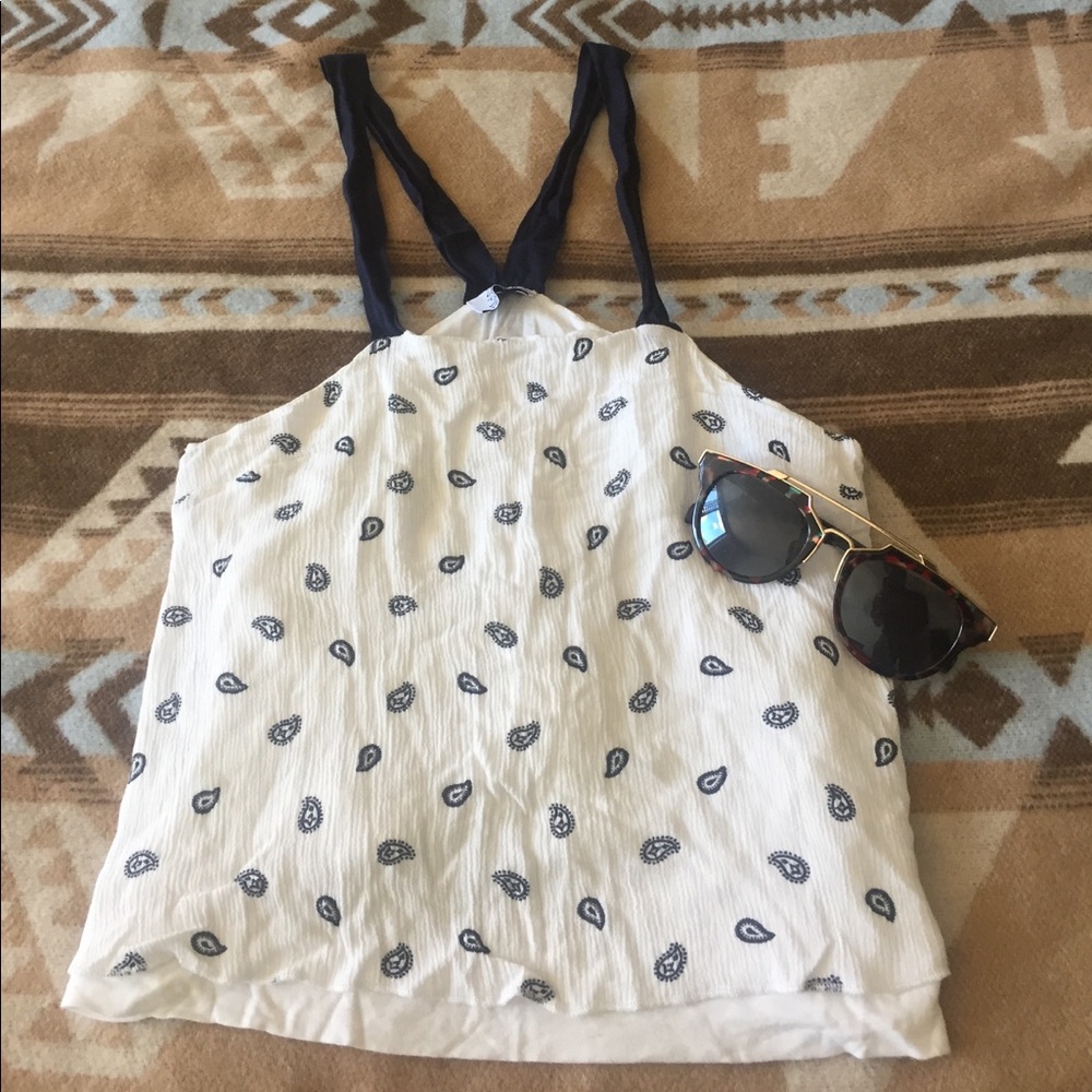 Zara Flowy Paisley Tanktop