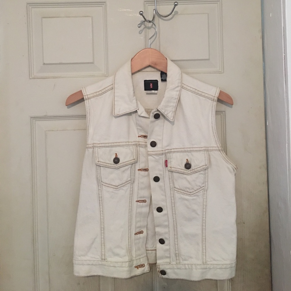Bleached Denim Levi's Vest