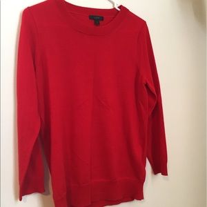 J Crew Merino Sweater Red