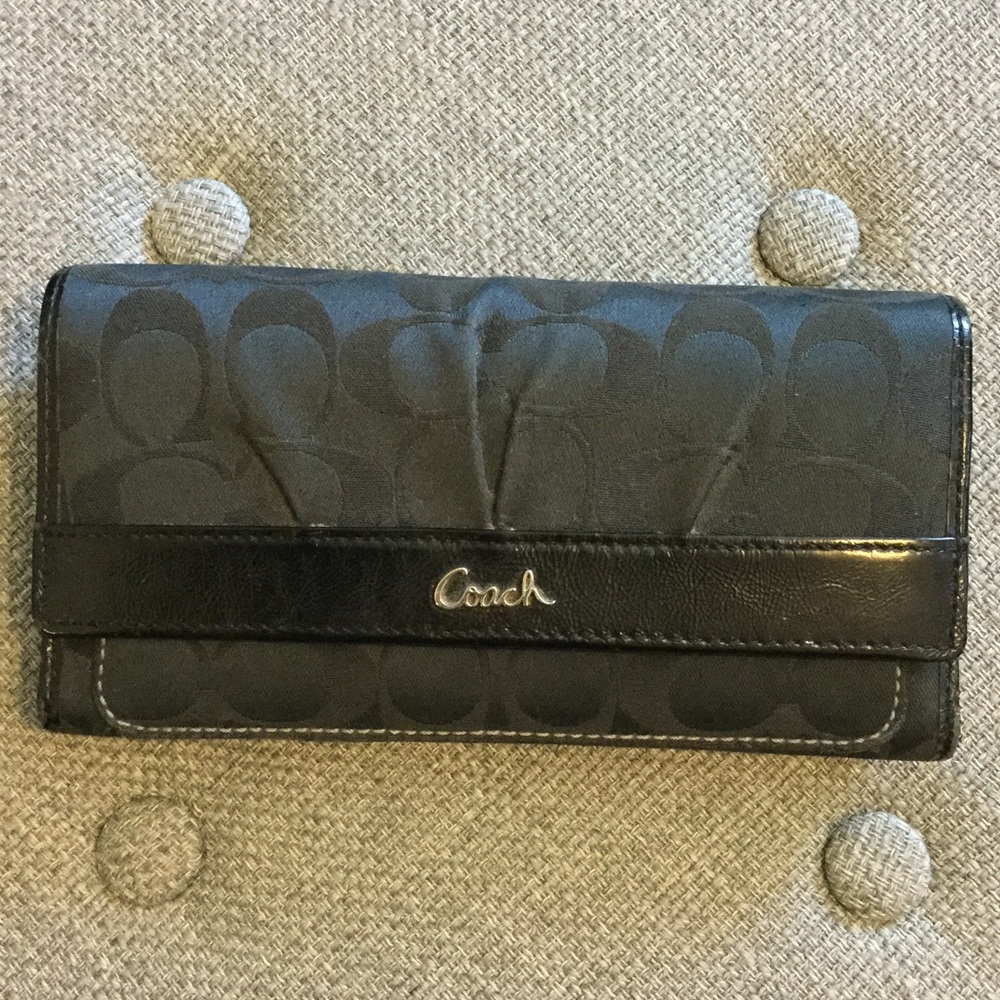 Black Coach wallet