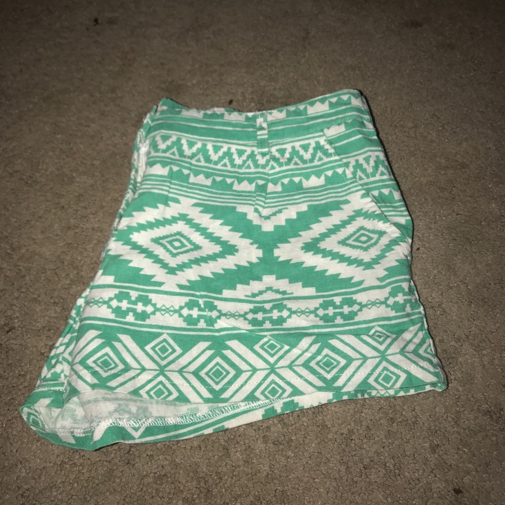 Aztec Patterned Shorts - Picture 2 of 3