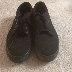 All black Vans