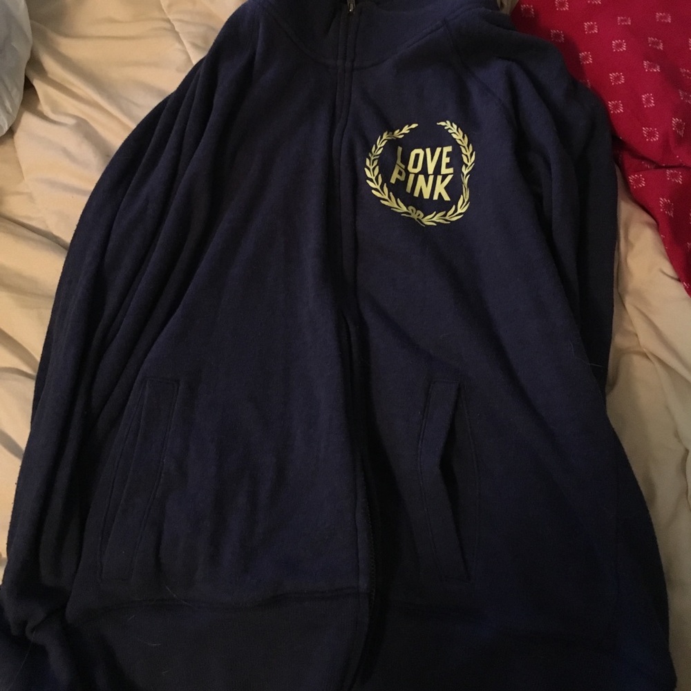 Victoria's Secret pink track jacket