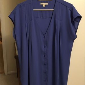 Pleione royal blue blouse