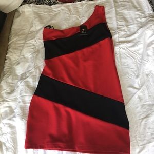 One shoulder Guess dress NWT