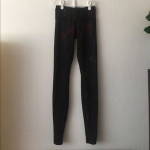 Lululemon floral print leggings
