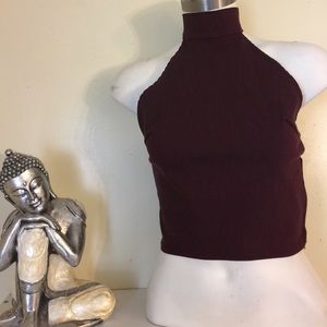 Maroon Charlotte Russe top