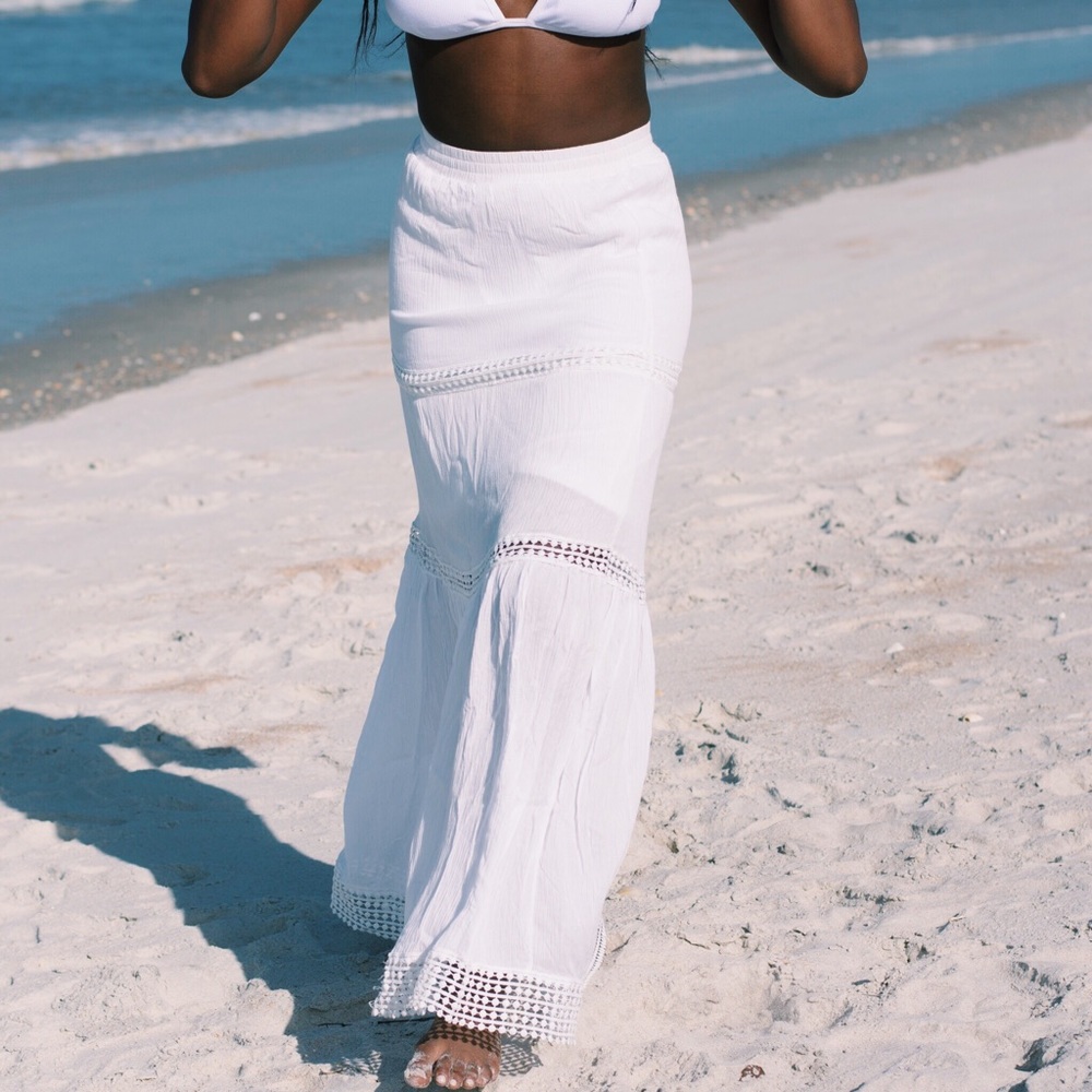 White Maxi Skirt