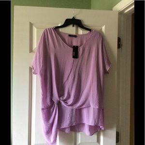 Ana Purple Blouse NWT