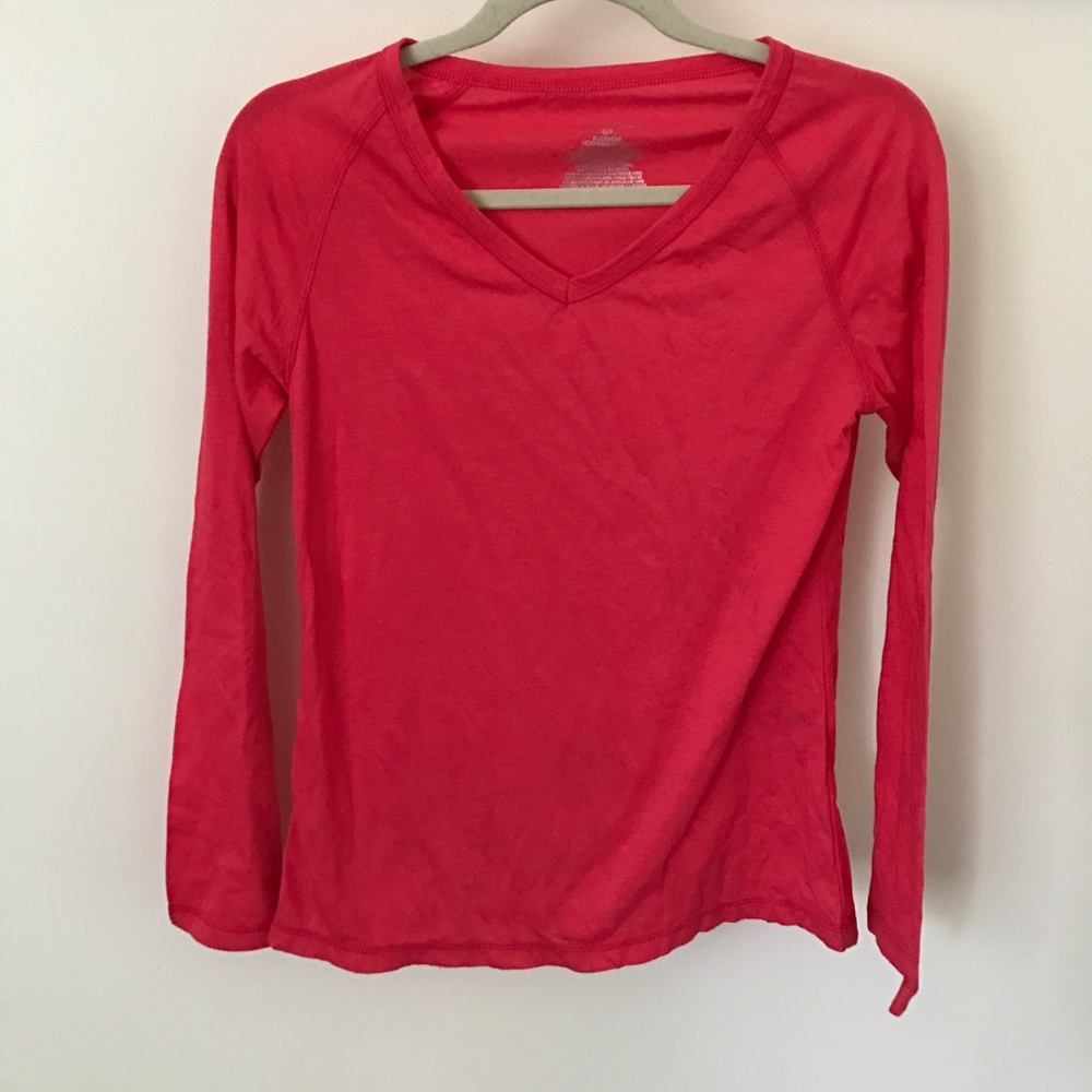 Xhilaration red sleepwear/athletic top longsleeve