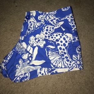 Lilly Pulitzer Ocean Print Shorts