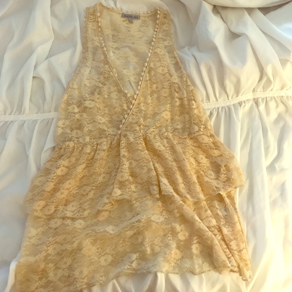 Lace Baby Doll Top