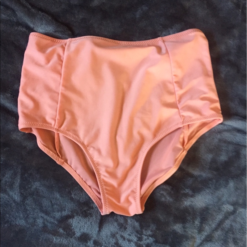 High waisted bikini bottoms
