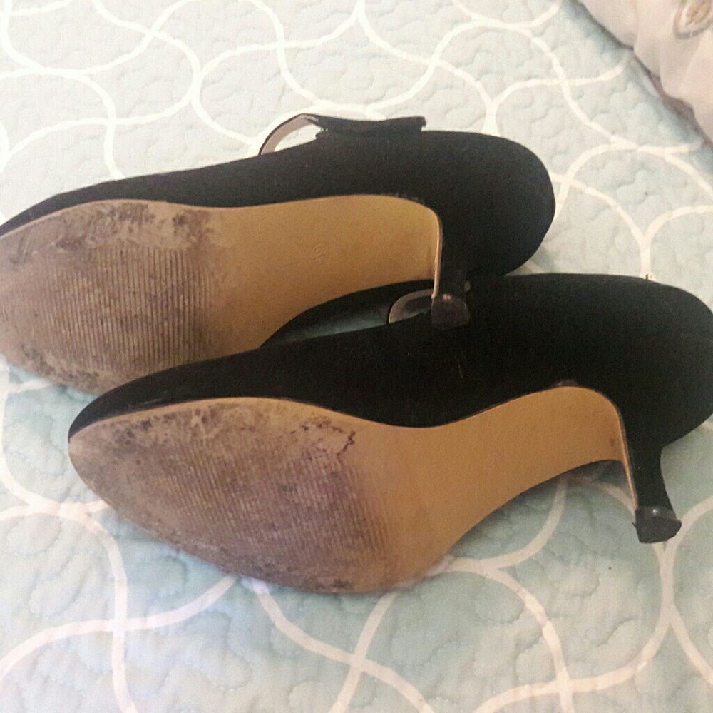 Pretty black velvet Mary Janes π - Picture 2 of 4