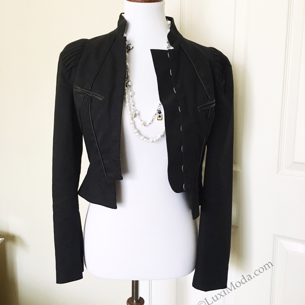 Bebe Black Jacket - Size 6
