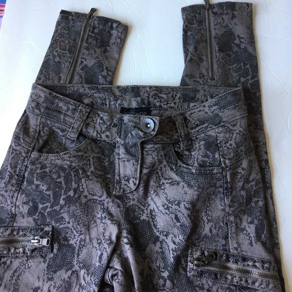 TopShop Snake skinny Jean - Picture 3 of 6