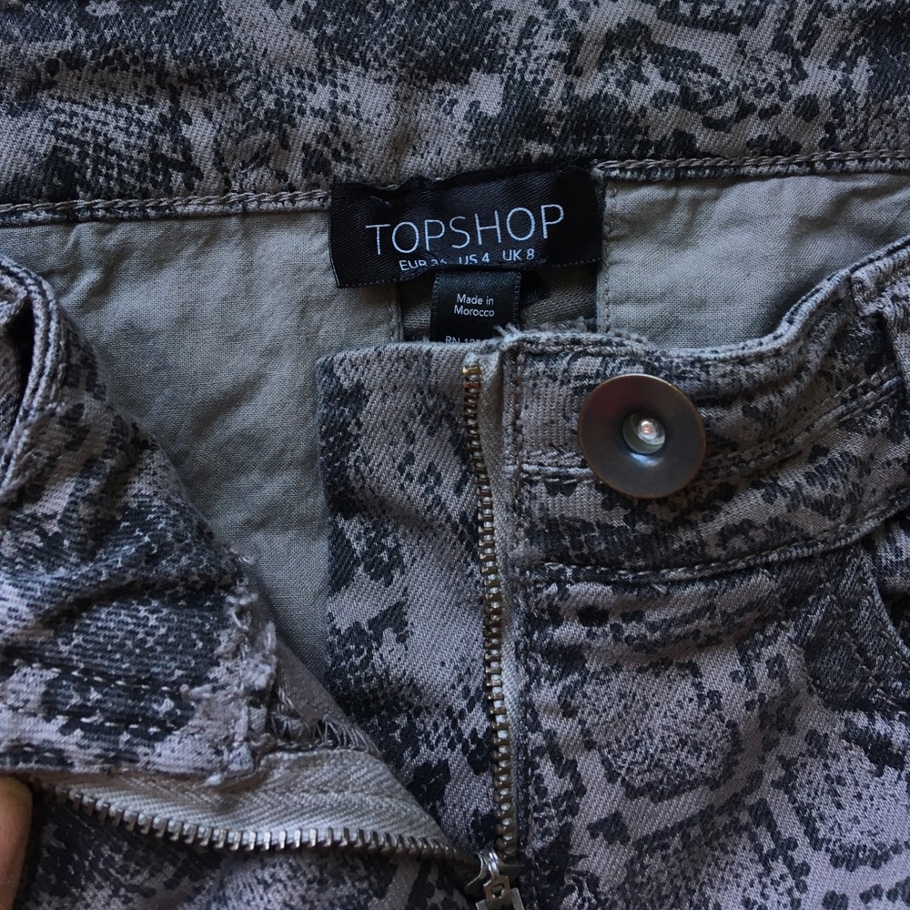 TopShop Snake skinny Jean - Picture 6 of 6