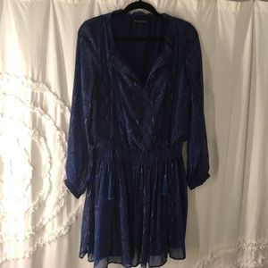 Banana republic blue summer dress size small