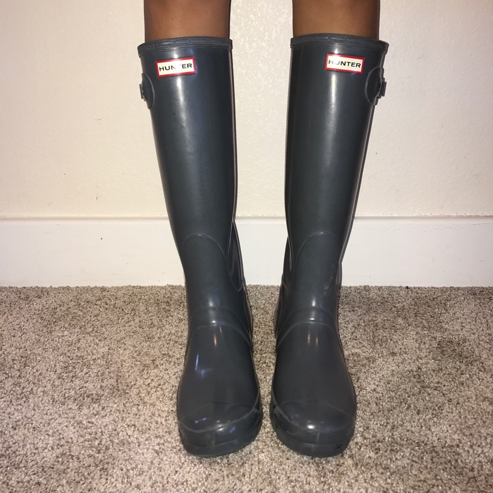 Gray Hunter Boots