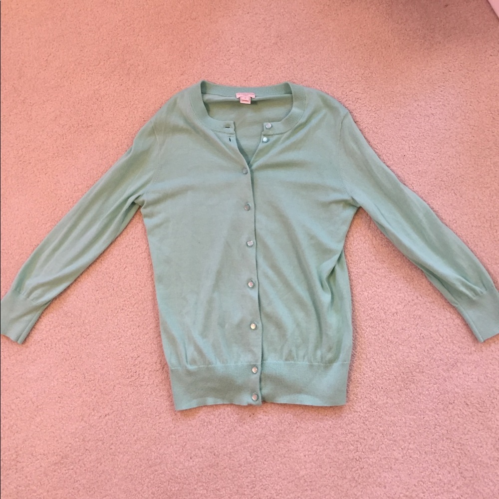 J. Crew Teal "The Clare Cardigan"