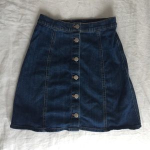 H&M jean skirt size 4