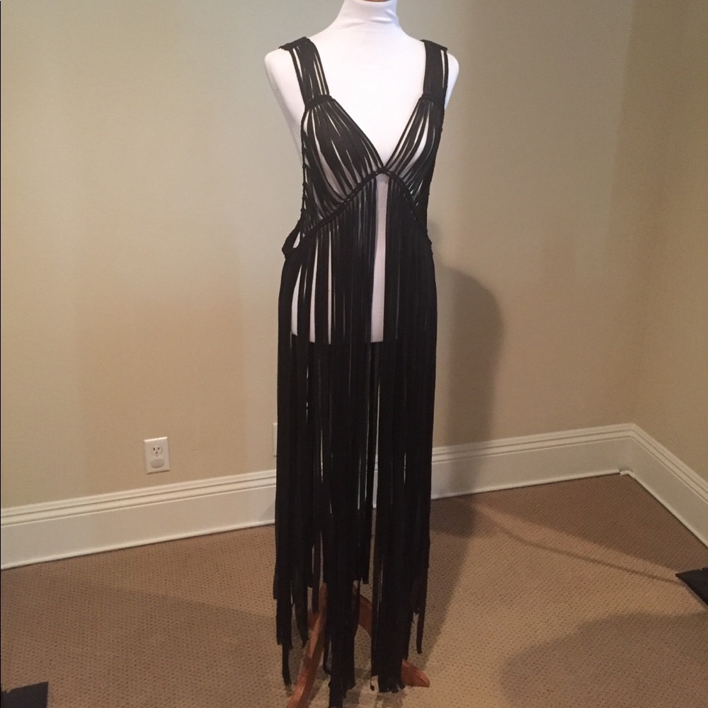 Super cute and unique bikini cover up! Black L