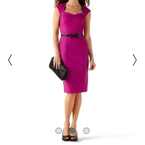White House Black Market very berry sheath dress