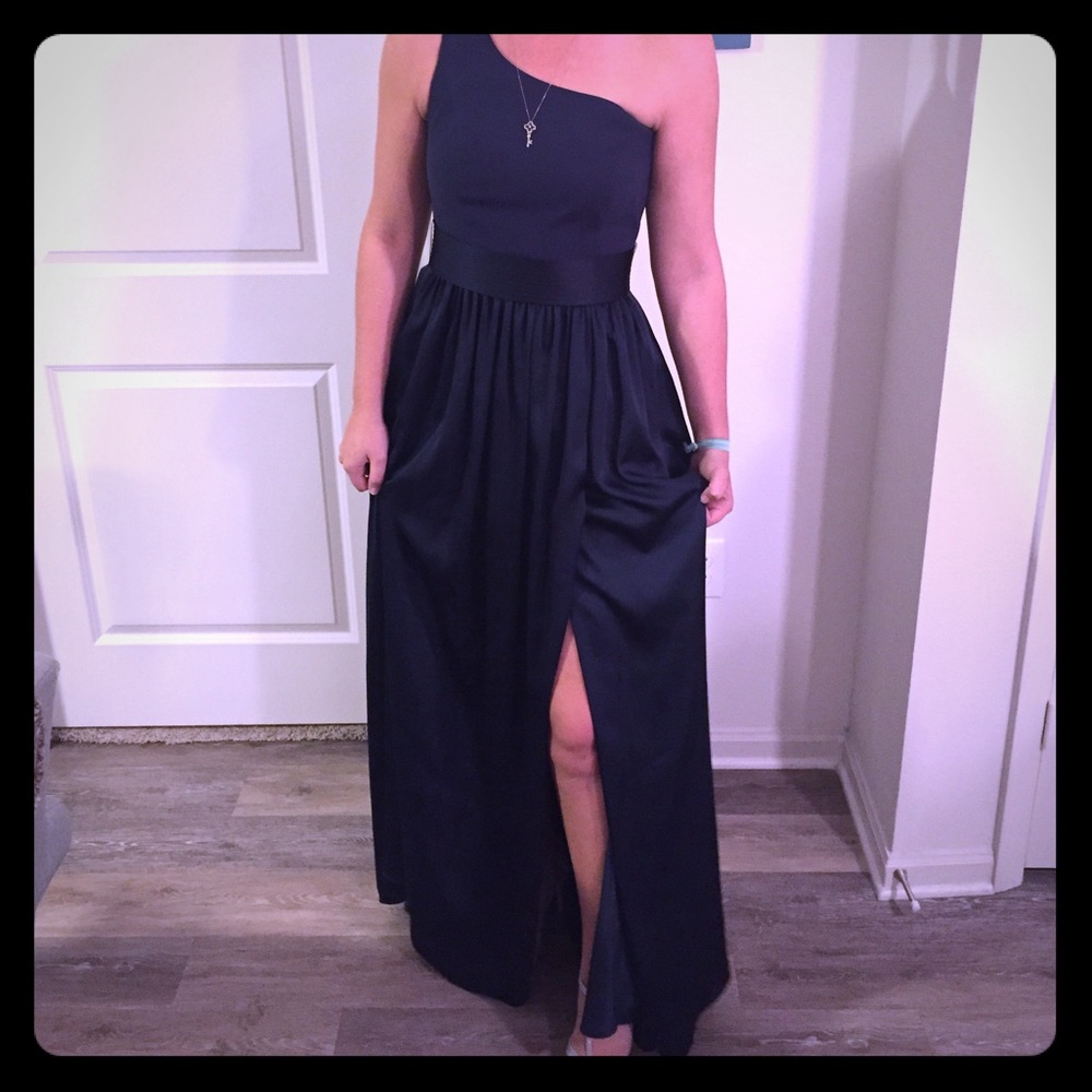 Vera Wang Midnight Bridesmaid Dress