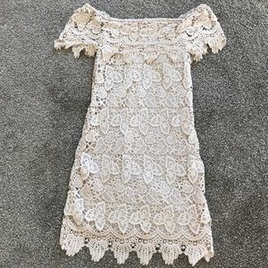 Off the shoulder dress