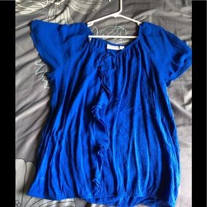 St. John's Bay Blue Blouse