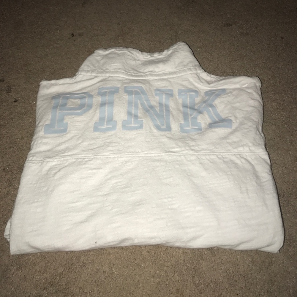 PINK Crop Long-sleeve Pullover - Picture 3 of 4