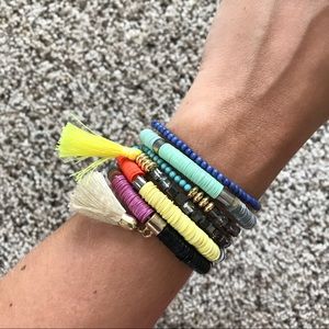 BaubleBar bracelet stack