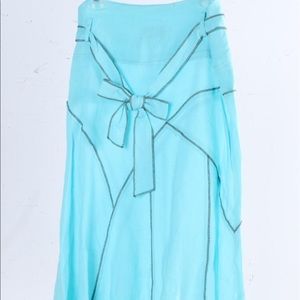 Bergamo turquoise colored skirt size small
