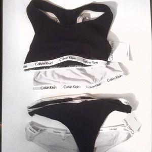 NWT Calvin Klein Bralette & Panties Bundle
