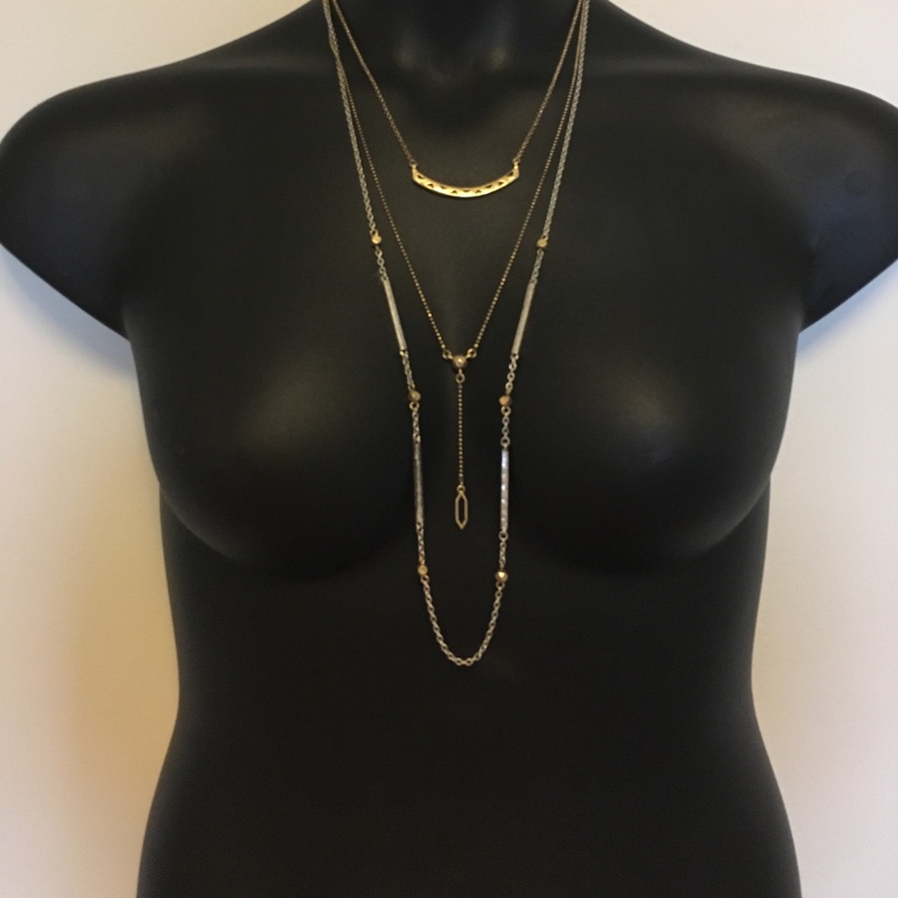 Lucky Brand Layering Necklace detachable