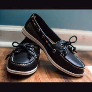 ⛵ NWOT Sperry Women's Firefish Rainbow Boat Shoe