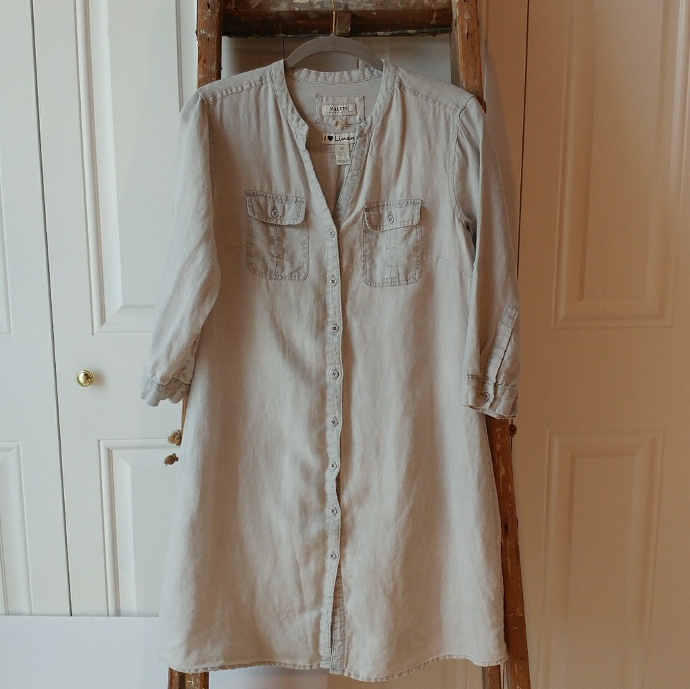 Malvin Light gray Tunic.