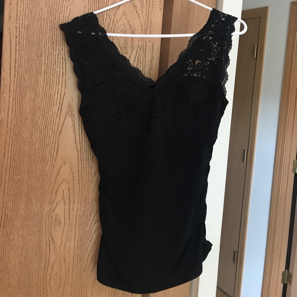 NWT, Black lace sexy tank