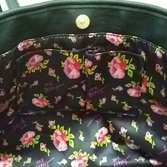 Betsey Johnson Tote Black Bag - Picture 6 of 6