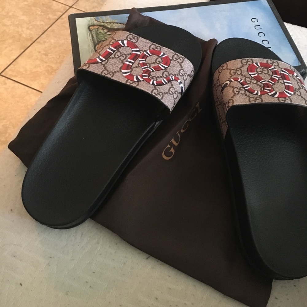 Gucci slides 2 pairs 150 each