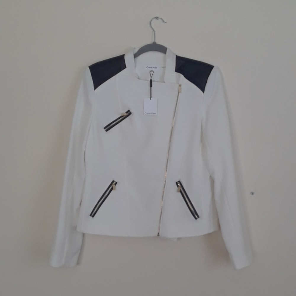 Calvin Klein Multi-Zipper Fashion Coat