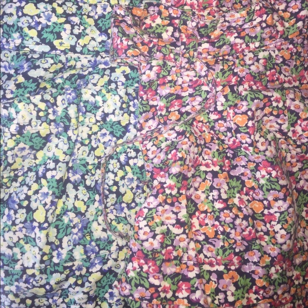Floral shorts - 2 pairs