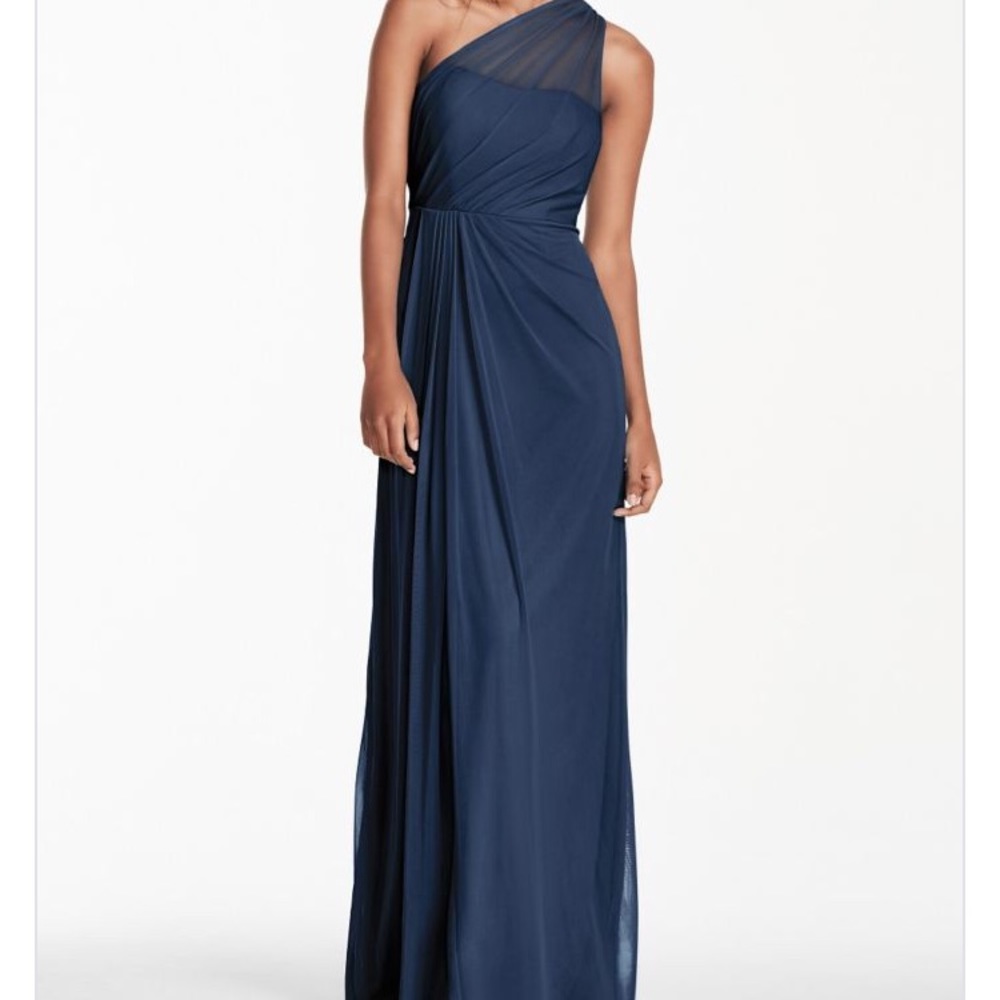Davids Bridal Midnight Bridesmaid Dress