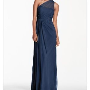 Davids Bridal Midnight Bridesmaid Dress