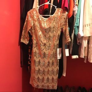 Macy's Sequin Bodycon dress NWT