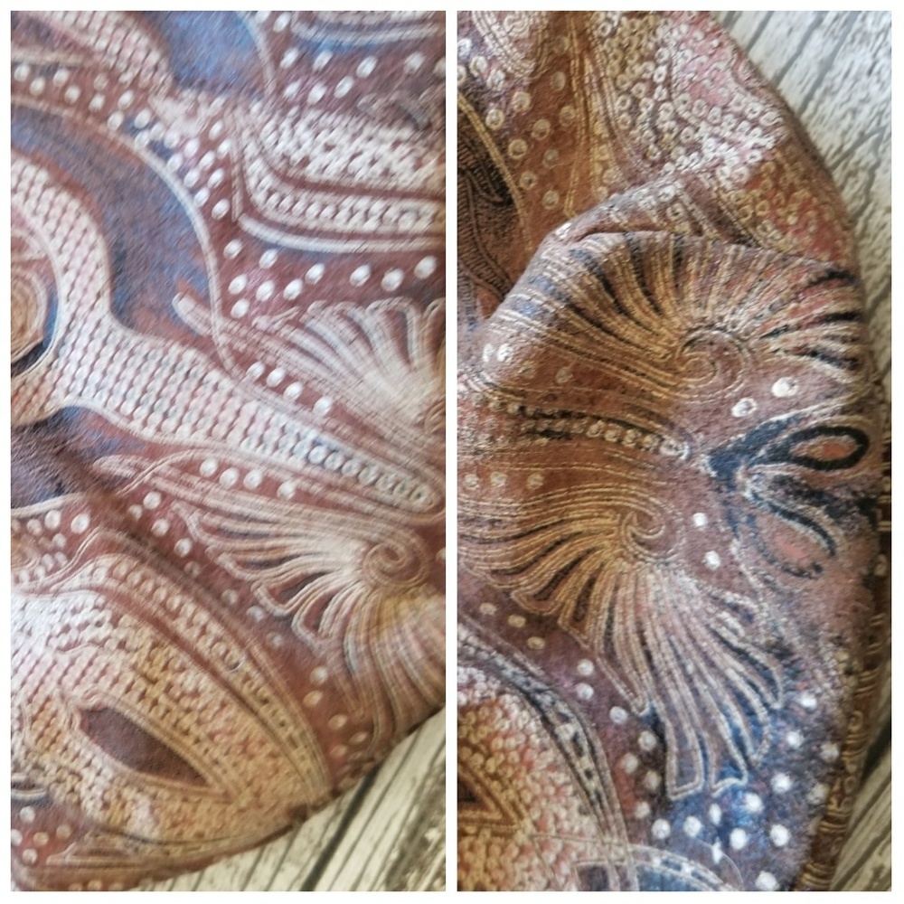 SHARIF STUDIO brown embossed bag - Picture 8 of 8